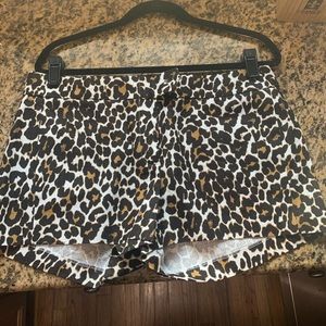 J. Crew NWT Leopard Shorts